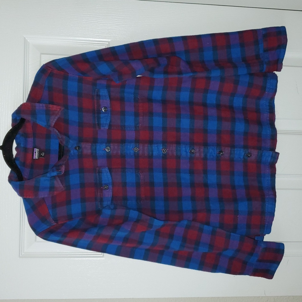 Patagonia Long-Sleeved Fjord Flannel Shirt Women's Size 4